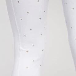 Ladies Team Riding Tights White -Horse Supply Store go 575342 h