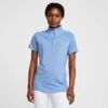 Womens Highgate Short Sleeved Base Layer Sky Blue -Horse Supply Store go 575380 a