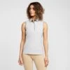 Womens Lia Sleeveless Polo Shirt Grey Heather -Horse Supply Store go 577057 a