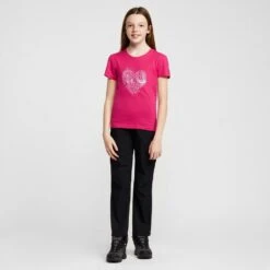 Regatta Childs Bosley V T-Shirt Pink Fusion -Horse Supply Store go 577279 c