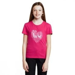 Regatta Childs Bosley V T-Shirt Pink Fusion -Horse Supply Store go 577279 z