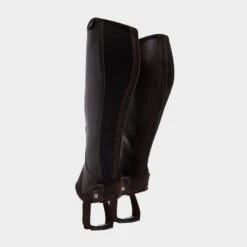 Saxon Adults Equileather Half Chaps Brown -Horse Supply Store go 579748 c