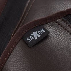 Saxon Adults Equileather Half Chaps Brown -Horse Supply Store go 579748 d