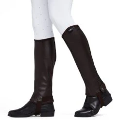 Saxon Adults Equileather Half Chaps Brown -Horse Supply Store go 579748 z