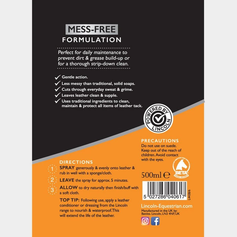 Lincoln Glycerine Spray Soap 4 Lincoln Glycerine Spray Soap - Image 2