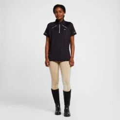 Weatherbeeta Womens Victoria Premium Short Sleeve Top Black 12 Weatherbeeta Womens Victoria Premium Short Sleeve Top Black -Horse Supply Store go 591559 c