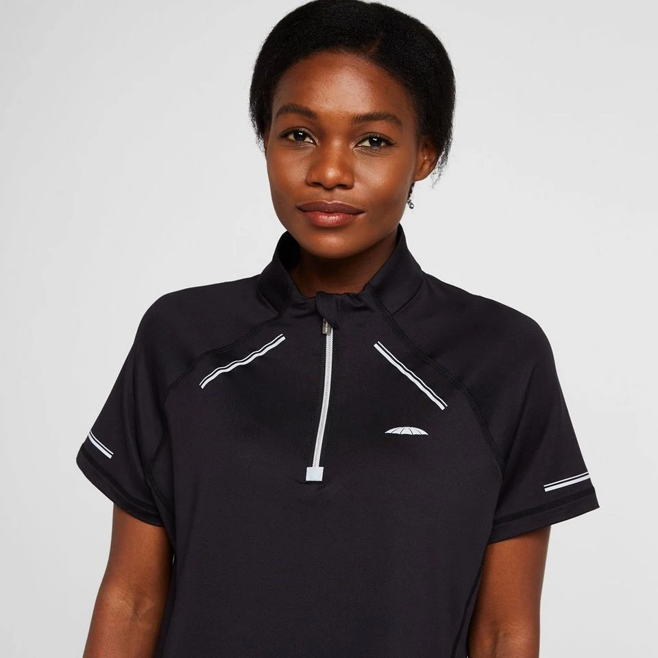 Weatherbeeta Womens Victoria Premium Short Sleeve Top Black 6 Weatherbeeta Womens Victoria Premium Short Sleeve Top Black - Image 4