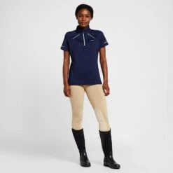 Weatherbeeta Womens Victoria Premium Short Sleeve Top Maroon -Horse Supply Store go 591560 c