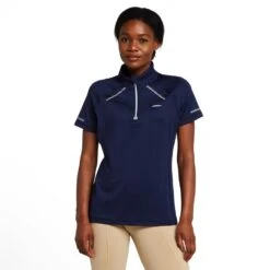 Weatherbeeta Womens Victoria Premium Short Sleeve Top Maroon -Horse Supply Store go 591560 z