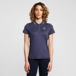 Women’s Lurex Trim Polo Shirt