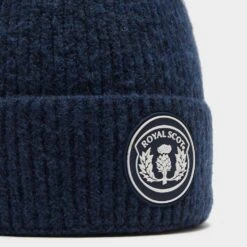 Knitted Beanie In Dark Blue -Horse Supply Store go 609989 c