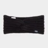 Knotted Headband In Black