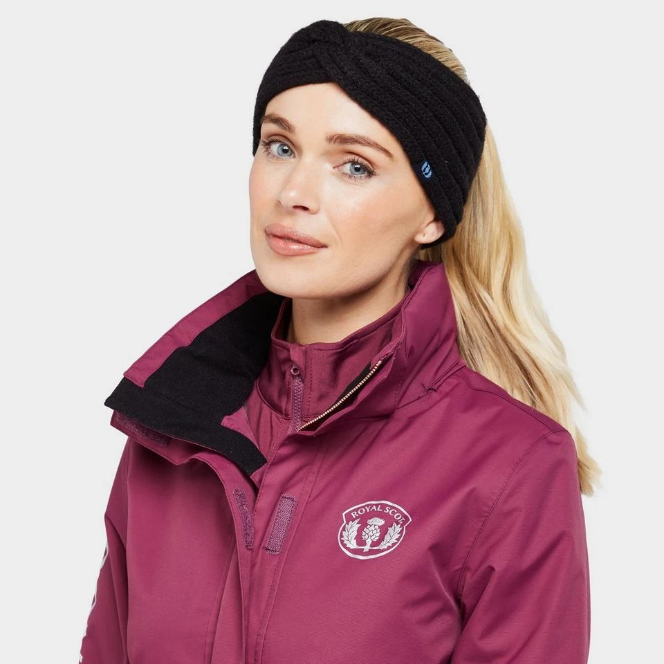 Knotted Headband In Black 4 Knotted Headband In Black - Image 2