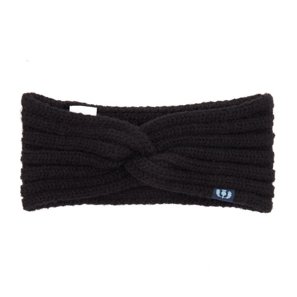 Knotted Headband In Black 6 Knotted Headband In Black - Image 4